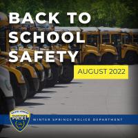 August 2022: Back to School Safety