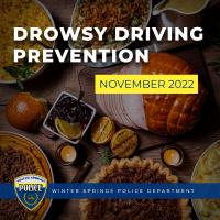 Drowsy Driving Prevention- November 2022