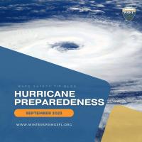 September Safety Tip: Hurricane Preparedness 