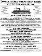 Clyde Steamship Co. Flyer