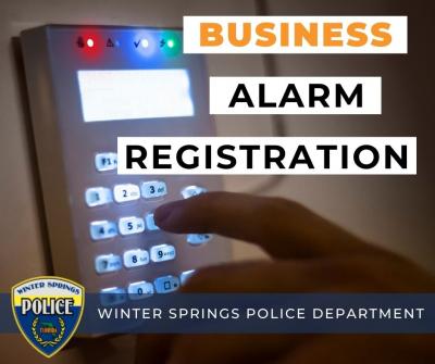 Business Alarm Registration Graphic